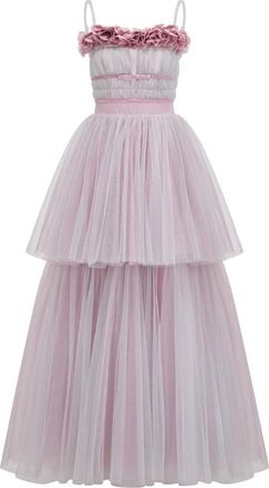 Windsor Elegante Bloemenjurk Miss N&ocirc;ir - Dames - Avondkleed - Grijs - M - Kleedjes