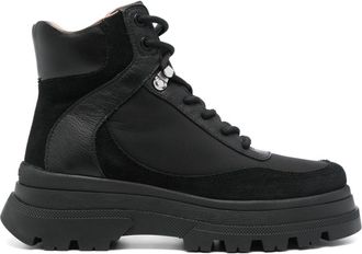 BOSS Stivaletti in pelle - Nero