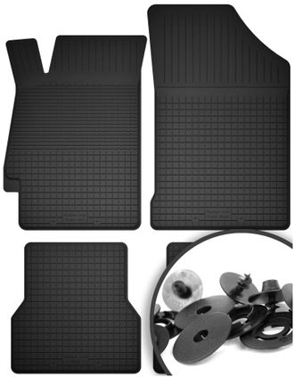 OEM Alfombrillas De Goma + Topes Para: Honda Prelude Iv Coup&eacute; (1991-1996)