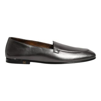 Dolce & Gabbana Loafers, male, Gray, Size: 9 US Loafers Casual Shoes