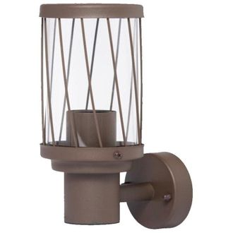 Trade Shop Trade Shop - Moderna Linterna Aplique Para Al Aire Libre Aluminio Rojo Roxt Ataque E27 Ip54 Esm-02c