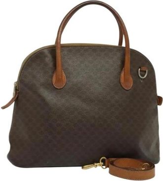 Celine Tweedehands leren handtassen - Dames - Vintage Handtas - Bruin - ONE Size - Leer - Vintage