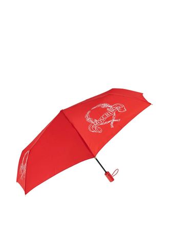 Moschino logo-motif umbrella - unisex - Polyester - One Size - Red