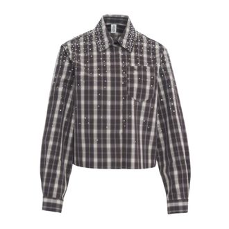 Liu Jo Dames, Blouses & Shirts, Bruin, Maat: S