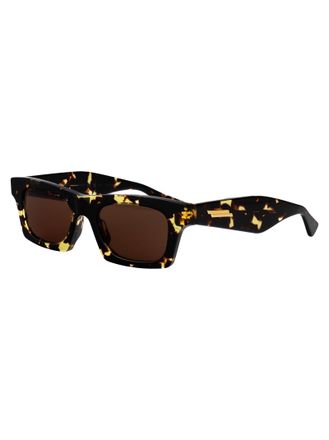 Bottega Veneta Unisex Sunglasses Bv1457s Havana Acetate