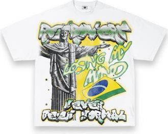RETROVERT Brazil Tee Tee in White at Nordstrom, Size Xx-Large