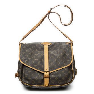 Louis Vuitton Pre-owned Womens Saumur GM Shoulder bag - Brown - One Size