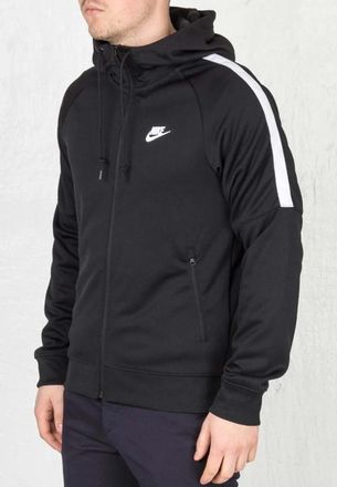 Nike Mens Black Tribute Poly Tracksuit Rubber - Size Large