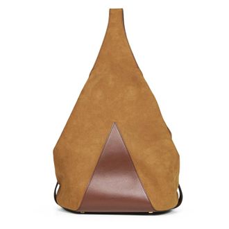 Stella McCartney Appaloosa Medium Schoudertas - Dames - Tassen - Bruin - Maat: ONE Size Zijde