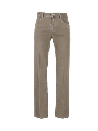 Jacob Cohen Pant 5 Pkt Slim Fit met rits Bard Fast