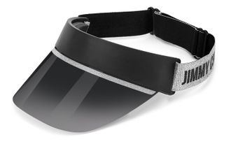 Jimmy Choo London Womens Visor Sunglasses Calix BSC Black/Silver 1mm