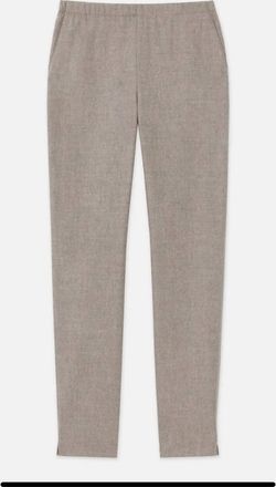 Lafayette 148 New York Womens Jones Jogger In Concrete Melange
