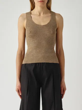 Twinset Top in maglia di lino