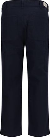 Sebago Mens Causeway Pants Blue-Dk Cotton; Elastane Trousers