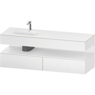 Duravit Qatego Lavabo Encastrado Con Base De Lavabo Consola, - Duravit