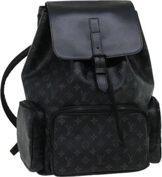 Louis Vuitton Vintage, unisex, Zwart, ONE Size, Pre-owned Trio Backpack