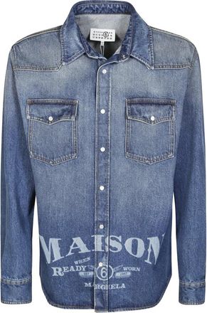 Maison Margiela Uomo, Magliette, Blu, L, new