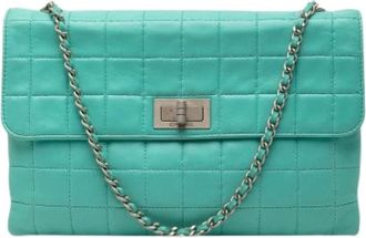 Chanel Pre-owned Clutches, female, Blue, Size: ONE SIZE Pre-owned Vintage Clutch