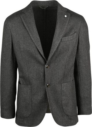 L.B.M. 1911 Hombre, Chaquetas, Negro, Talla: M