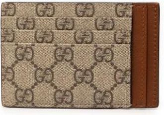 Gucci Pre-owned Wallets, female, Beige, Size: ONE SIZE Pre-owned Card Holder