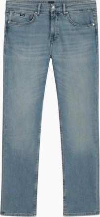 HUGO BOSS Mens H-Delaware Slim Fit Modern Fit Light Blue Jeans