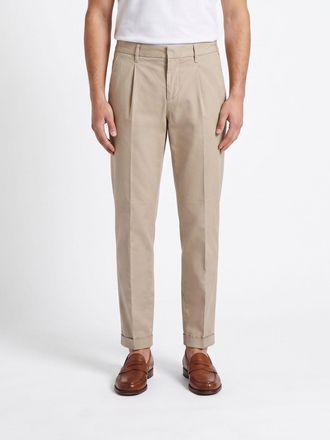 Fay Pantaloni chino in gabardine di cotone stretch