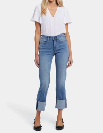 NYDJ Marilyn Straight Cuff Jeans In Barcelona Breeze
