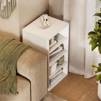 Vicco Estanter&iacute;a De Almacenamiento Rula, Blanco, 40 X 81.6 Cm, Vicco