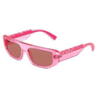 Dolce & Gabbana Sunglasses, unisex, Pink, Size: 56 MM Rectangle Sunglasses