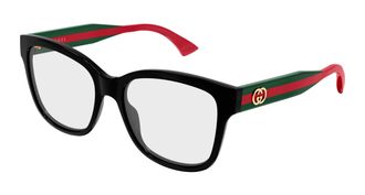 Gucci Demo Square Ladies Eyeglasses GG0038ONN 001 54