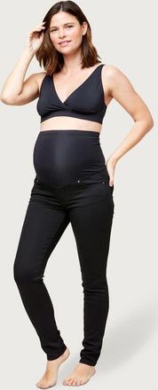 Nom Maternity Soho Maternity Over-the-belly Jeans in Black at Nordstrom, Size X-Small