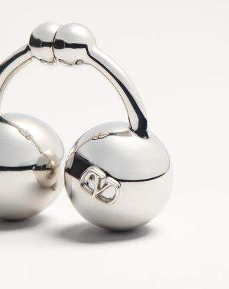 Valentino Garavani Mono Orecchino Poetique Des Gouttes In Metallo Uomo PALLADIO UNI