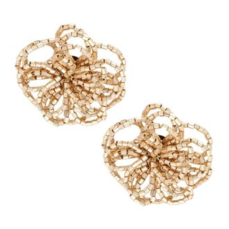 Lott. Gioielli CE GB Knotted Earring L - Dames - Oorbellen - Geel - ONE Size - Accessoires