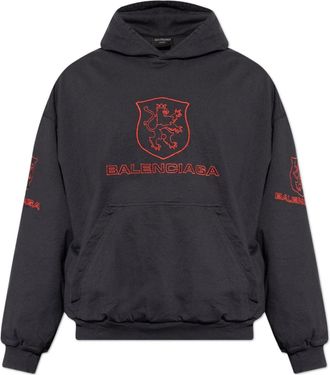 Balenciaga Felpa con cappuccio - Nero