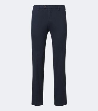 Fedeli Cotton-blend chinos