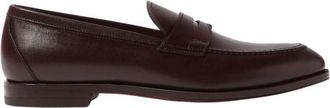 Scarosso Penny Loafers - Heren - Loafers - Bruin - 48 EU - Leer - Schoenen