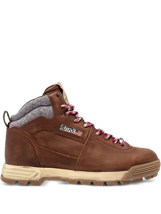 Autry Malga laarzen met logodetail - Bruin