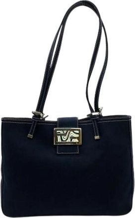 Fendi Pre-owned 2228M7260N018 Schoudertas - Dames - Vintage Schoudertas - Blauw - ONE Size - Vintage