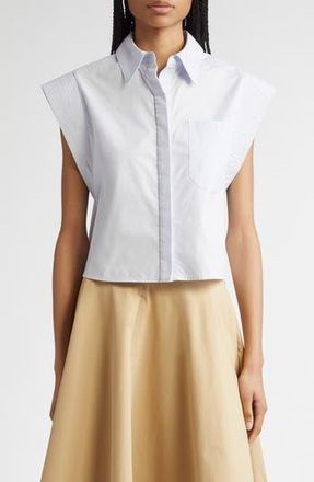 A.L.C. Monte Boxy Shirt in Aqua at Nordstrom Rack, Size X-Small