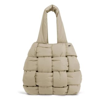 Bomboogie Gewatteerde tas - Heren - Tassen - Beige - Maat: ONE Size Nylon