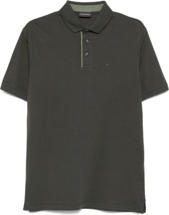 Emporio Armani Polo con ricamo - Verde