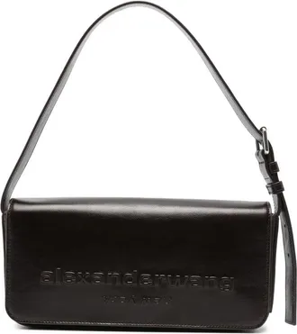 Alexander Wang Punch Flap Leather Shoulder Bag