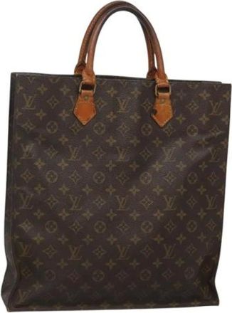 Louis Vuitton Pre-owned Tote Bags, female, Brown, Size: ONE SIZE Pre-owned Sac Plat Tote Bag