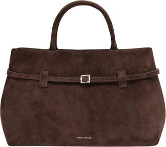 Manu Atelier Tassen, Dames, Bruin, ONE Size, Leer, Le Cambon 35