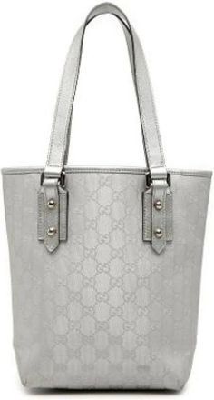 Gucci Pre-owned Tote Bags, female, Gray, Size: ONE SIZE Pre-owned Tote Bag