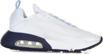 Nike White Low-Top Sneaker with Air Unit