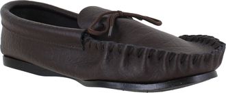 Four Seasons Mens British Hand Made Casual Leather Moccs Slippers UK 6 Brown