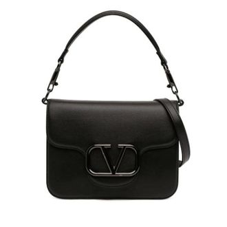 Valentino Pre-owned Satchel - Dames - Pre-owned - Zwart - Maat: ONE Size Leer