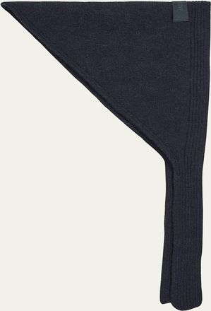 Jacquemus Mens Le Chale Grosgrain Logo Wool-Blend Scarf