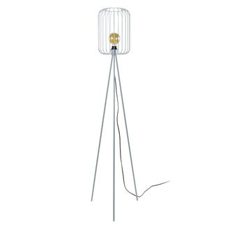 Tosel L&aacute;mpara de pie metal aluminio